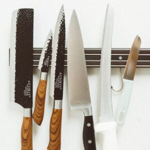 assorted-color kitchen knives
